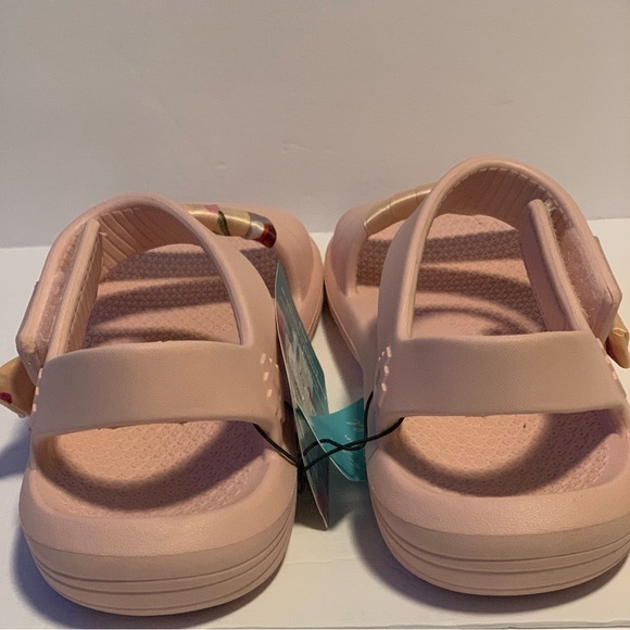 Essentials by Muk Luks Sandals Womens LG 9-10 Pink Slingback Hook & Loop Sporty - Picture 5 of 14